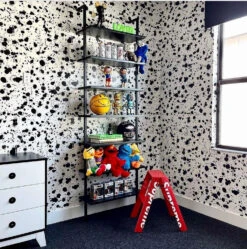 Spot On© Wallpaper In Black + Cremé -Drop It Modern Sales IMG 7913