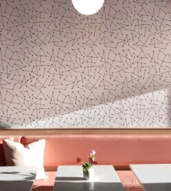 Dot To Dot© Wallpaper In Black + White -Drop It Modern Sales IMG 8461 copy