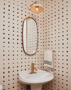 Dotted Line© Wallpaper In Nude -Drop It Modern Sales IMG 8778