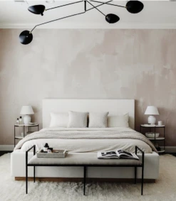 Rock Steady© Mural Wallpaper In Linen -Drop It Modern Sales IMG 9719