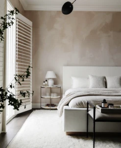 Rock Steady© Mural Wallpaper In Linen -Drop It Modern Sales IMG 9720