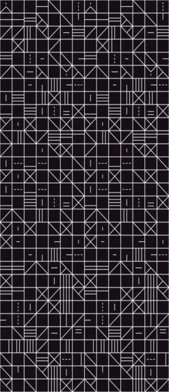 Camino Real© Wallpaper In Black -Drop It Modern Sales IndianChief Black