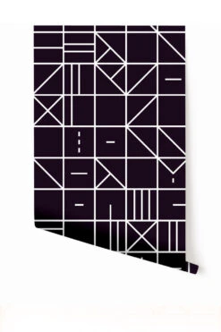 Camino Real© Wallpaper In Black