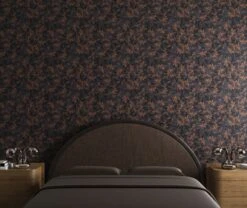 Iris© Wallpaper In Caviar -Drop It Modern Sales Iris 2caviarfinal