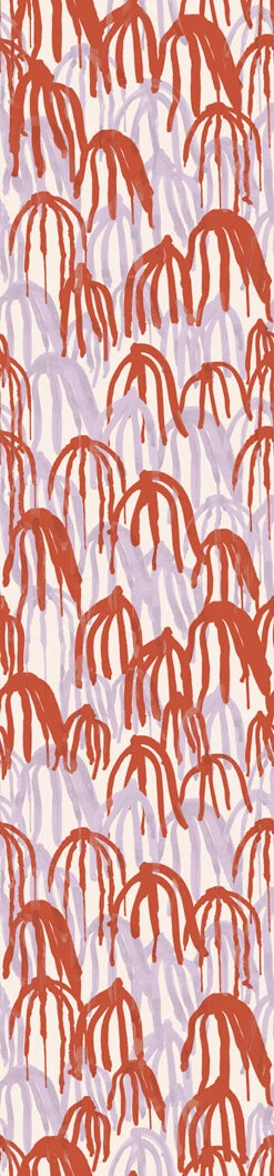 Kelp© Wallpaper In Lilac + Red -Drop It Modern Sales Kelp Lilac Red 89e01054 c1f6 4cbe 9931 4fd947d86bbf
