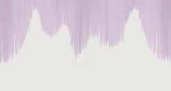 Wavelength© Mural Wallpaper In Lavender -Drop It Modern Sales Lavender 28