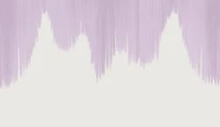 Wavelength© Mural Wallpaper In Lavender -Drop It Modern Sales Lavender 52