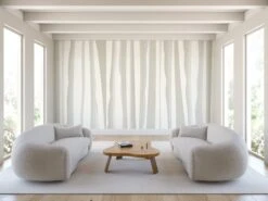 Longitude© Mural Wallpaper In Pebble -Drop It Modern Sales Longitude Pebble FInal