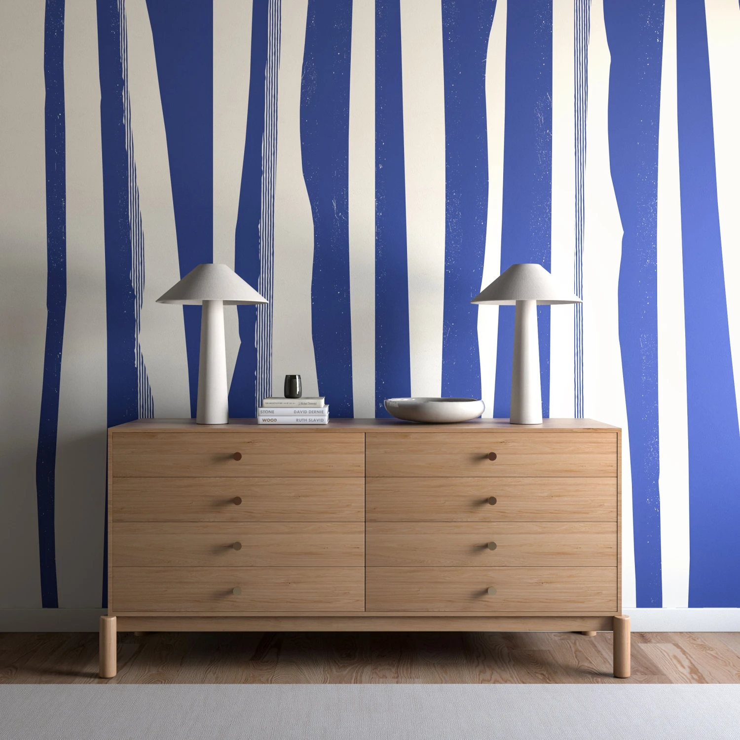 Longitude© Mural Wallpaper In Sailor 3 Longitude© Mural Wallpaper In Sailor - Image 3
