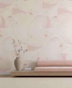 Magma© Wallpaper In Blush -Drop It Modern Sales MAGMA BLUSH FINAL LARGEcrop