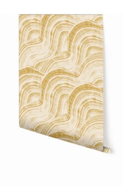 Sediment #2© Wallpaper In Mustard