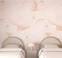 Magma© Wallpaper In Pink -Drop It Modern Sales Magma Pink Large Finalcrop