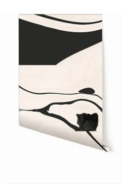 Magma© Wallpaper In Ebony