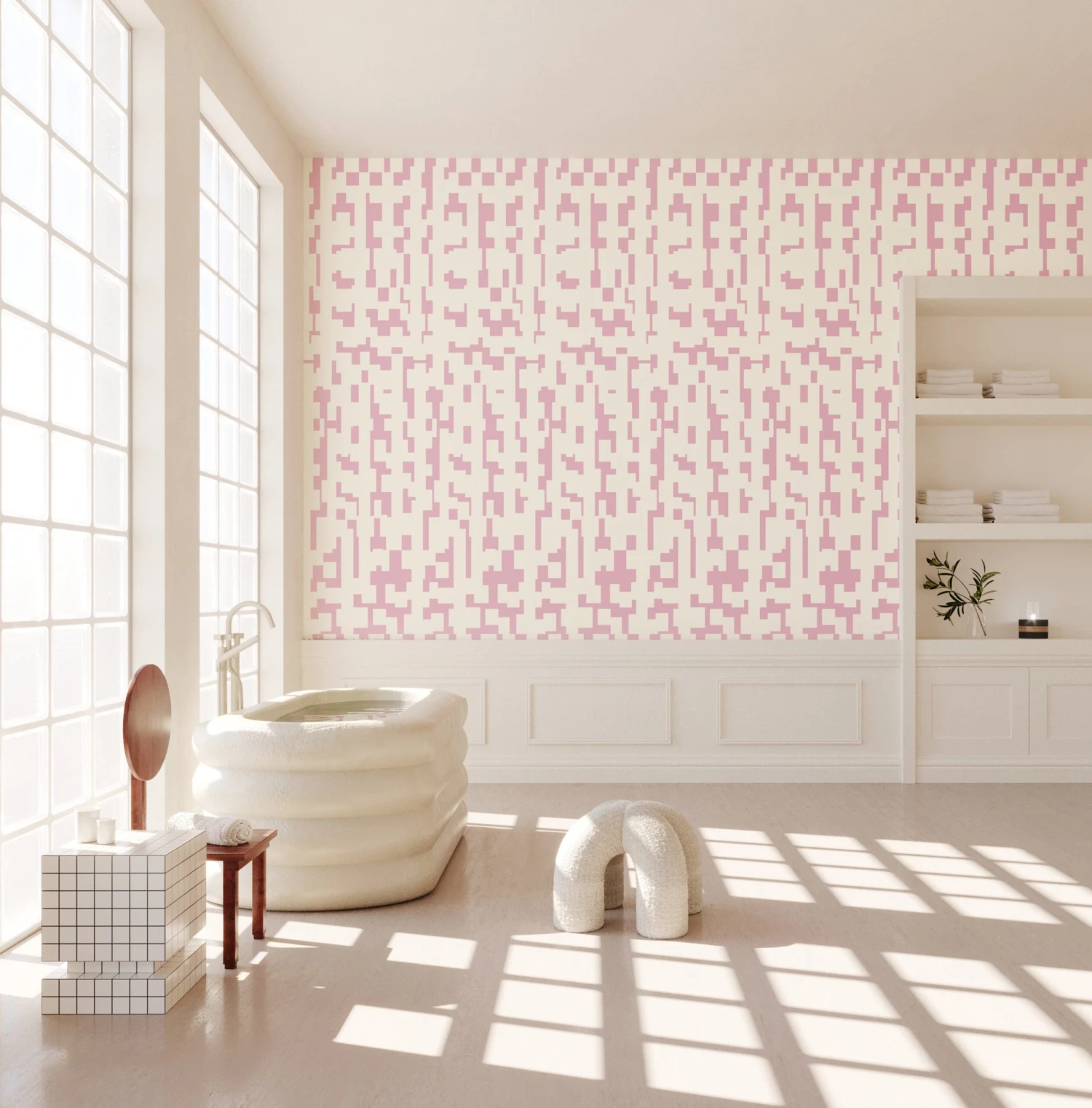 Mainframe© Wallpaper In Care Bear + Cremé 3 Mainframe© Wallpaper In Care Bear + Cremé - Image 3