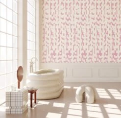 Mainframe© Wallpaper In Care Bear + Cremé 9 Mainframe© Wallpaper In Care Bear + Cremé -Drop It Modern Sales Mainframe Care Bear Creme Finalcrop1