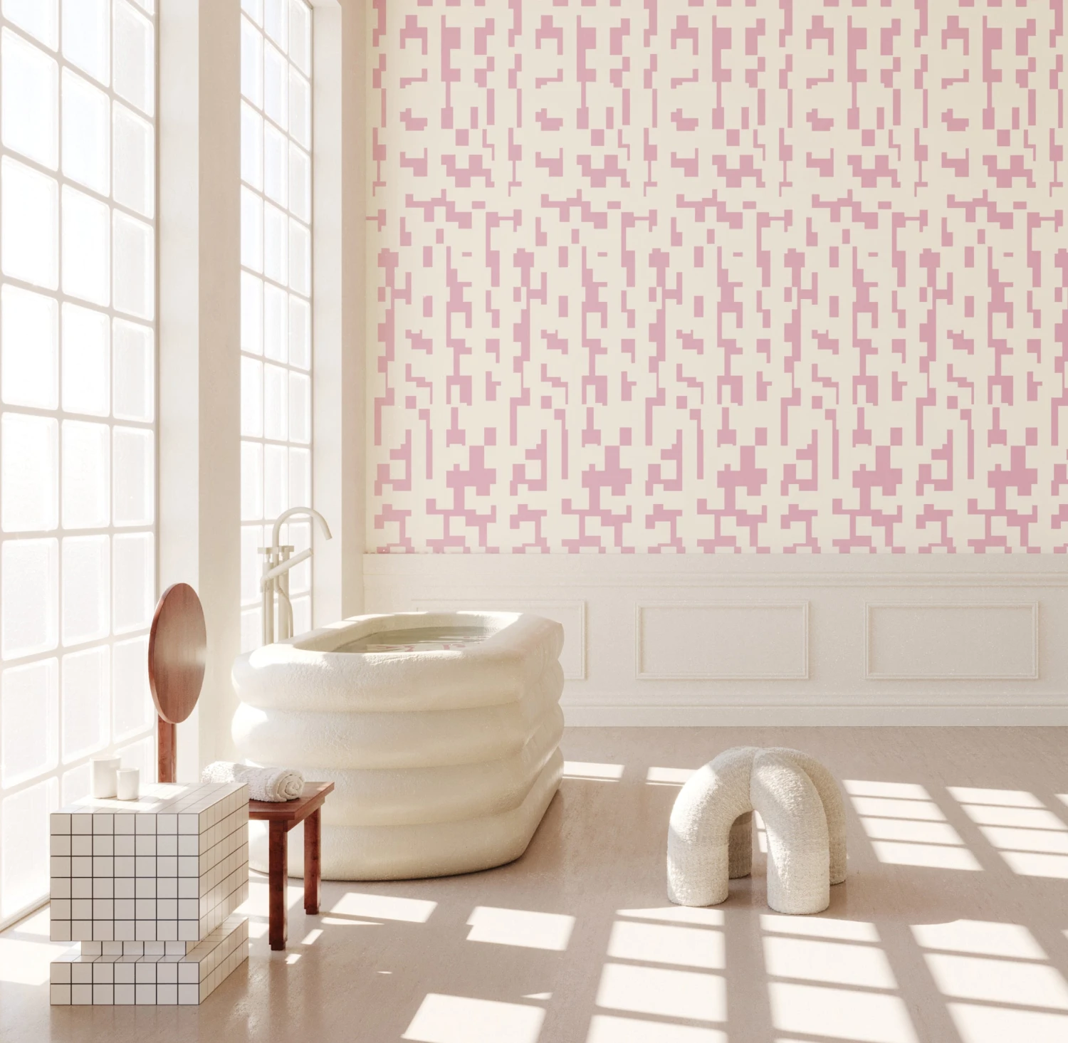 Mainframe© Wallpaper In Care Bear + Cremé 4 Mainframe© Wallpaper In Care Bear + Cremé - Image 4