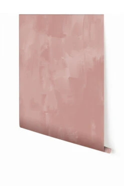 Rock Steady© Mural Wallpaper In Mauve