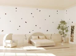 Mezzaluna© Wallpaper In Black + White -Drop It Modern Sales Mezzaluna Black White Final 2