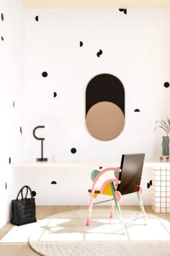 Mezzaluna© Wallpaper In Black + White -Drop It Modern Sales Mezzaluna Black White crop 1