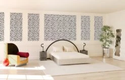 Milano© Wallpaper In Black + White -Drop It Modern Sales Milano Black White Rendering 1