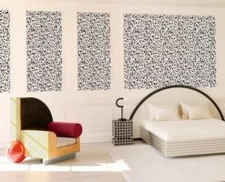 Milano© Wallpaper In Black + White -Drop It Modern Sales Milano Black White Rendering crop 2