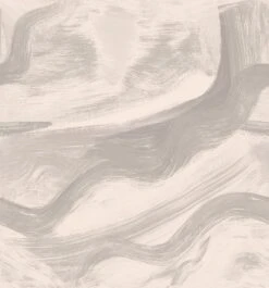 Modern Art© Mural Wallpaper In Grey -Drop It Modern Sales ModernArtMural Grey Seamless