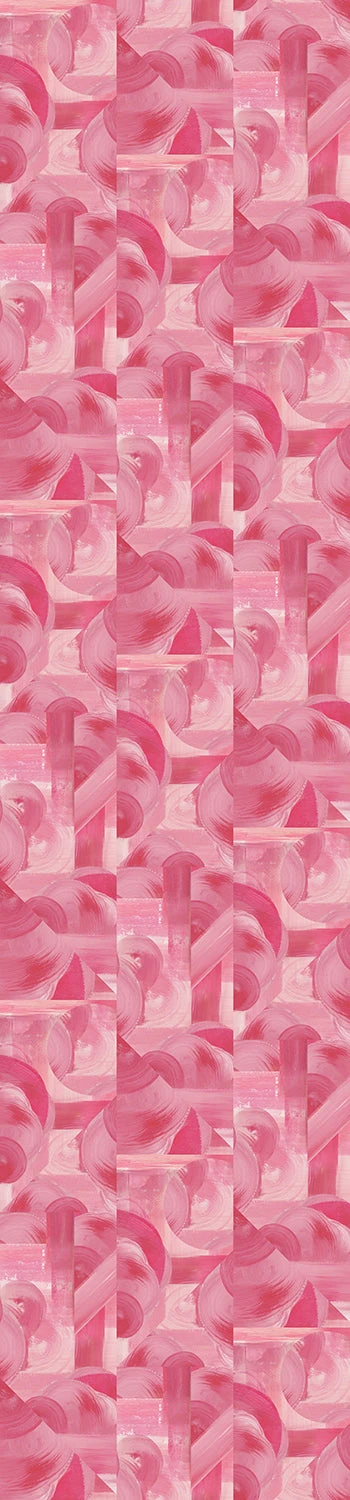 Block Party© Wallpaper In Fuchsia 8 Block Party© Wallpaper In Fuchsia - Image 8