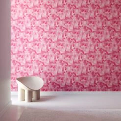 Block Party© Wallpaper In Fuchsia 12 Block Party© Wallpaper In Fuchsia -Drop It Modern Sales ModernArtPetite Fuchsia Final