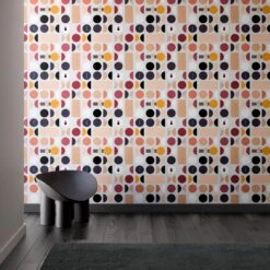 Nova© Wallpaper In Georgette -Drop It Modern Sales Nova Georgette Final