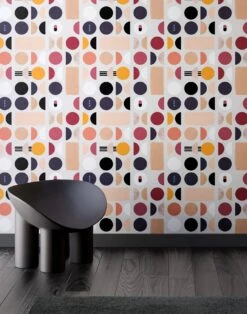 Nova© Wallpaper In Georgette -Drop It Modern Sales Nova Georgette Finalcrop