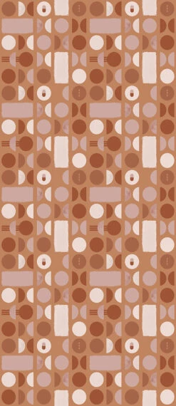 Nova© Wallpaper In Terracotta -Drop It Modern Sales Nova Terracotta 415d6594 f29f 48b0 bffc 60bac6ee8563