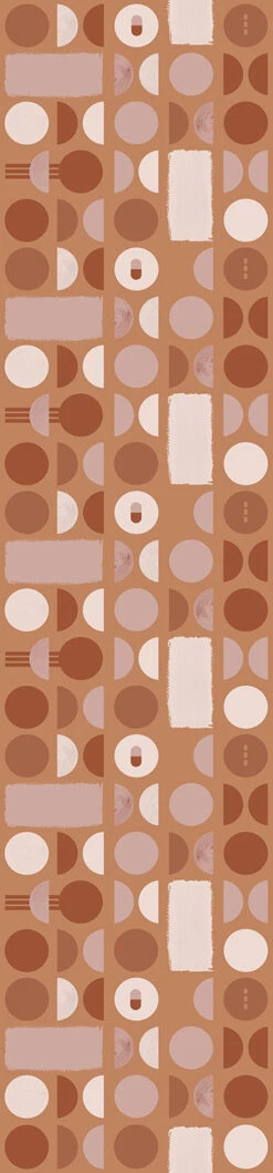 Nova© Wallpaper In Terracotta -Drop It Modern Sales Nova Terracotta d95d89dc a205 410d abf6 fe6d703787a6