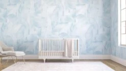 Onyx Rock© Wallpaper In Blue -Drop It Modern Sales ONYXROCK Blue 1