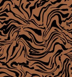 Primal© Mural Wallpaper In Chestnut -Drop It Modern Sales PRIMAL MURAL CHESTNUT