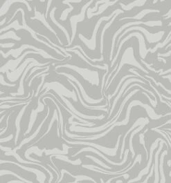 Primal© Mural Wallpaper In Sky Grey -Drop It Modern Sales PRIMAL MURAL SKYGREY