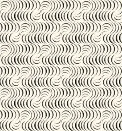 Petite Coque© Wallpaper In Black + Cremé -Drop It Modern Sales PetiteCoque Black Creme panel 28