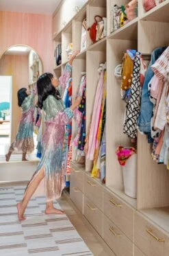 Wavelength© Mural Wallpaper In Bomboleo -Drop It Modern Sales PhotobyBethanyNauertforOhJoy ChoHouse MainCloset 10