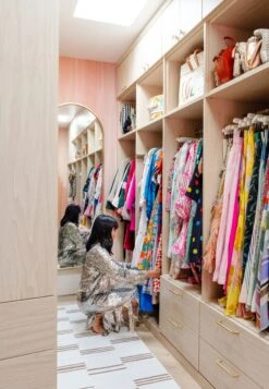 Wavelength© Mural Wallpaper In Bomboleo -Drop It Modern Sales PhotobyBethanyNauertforOhJoy ChoHouse MainCloset 12