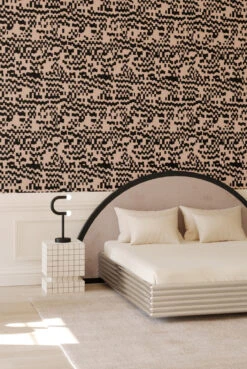 Pixel© Wallpaper In Ferris + Black -Drop It Modern Sales Pixel Ferris Black crop 3