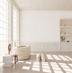 Pretty Woman© Wallpaper In Acid Wash -Drop It Modern Sales PolkaDot Acid Wash Final