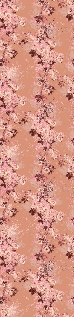 Prairie Fleur© Wallpaper In Peach -Drop It Modern Sales PrairieFleur Peach
