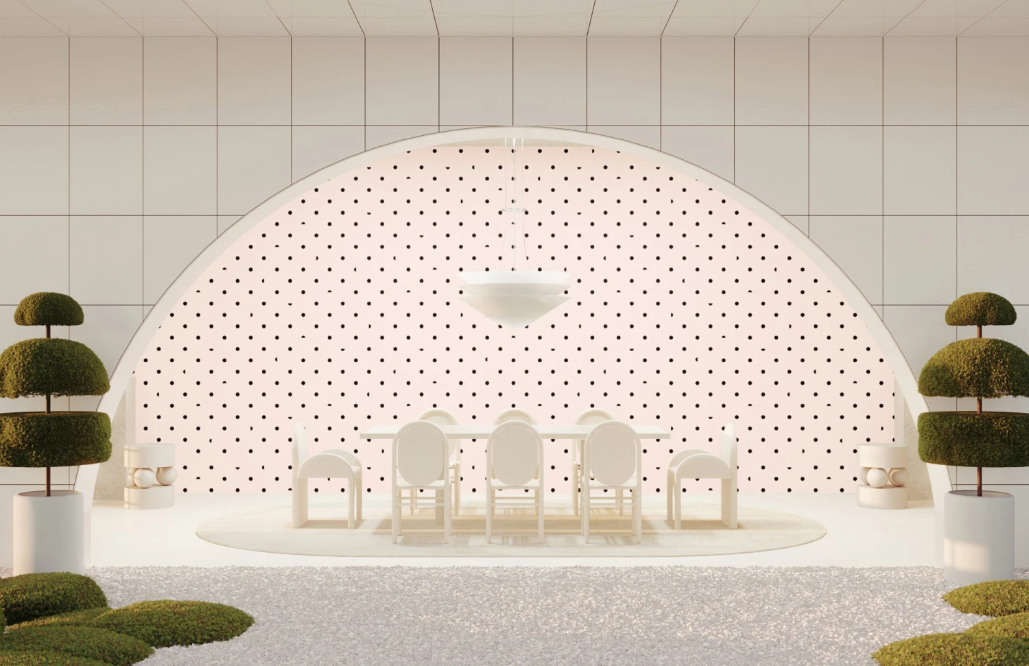 Pretty Woman© Wallpaper In Flamingo + Black 3 Pretty Woman© Wallpaper In Flamingo + Black - Image 3