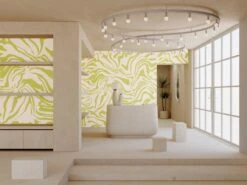 Primal© Mural Wallpaper In Clover -Drop It Modern Sales Primal Clover Final