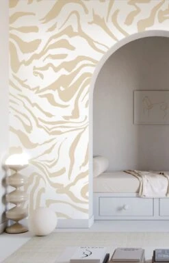 Primal© Mural Wallpaper In Sand 9 Primal© Mural Wallpaper In Sand -Drop It Modern Sales Primal Sand FinalCROP