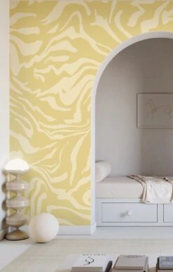 Primal© Mural Wallpaper In Yellowstone -Drop It Modern Sales Primal Yellowstone FinalCROP