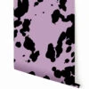 Bovine© Wallpaper In Purple + Black