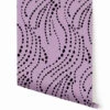 Branding Iron© Wallpaper In Purple + Black