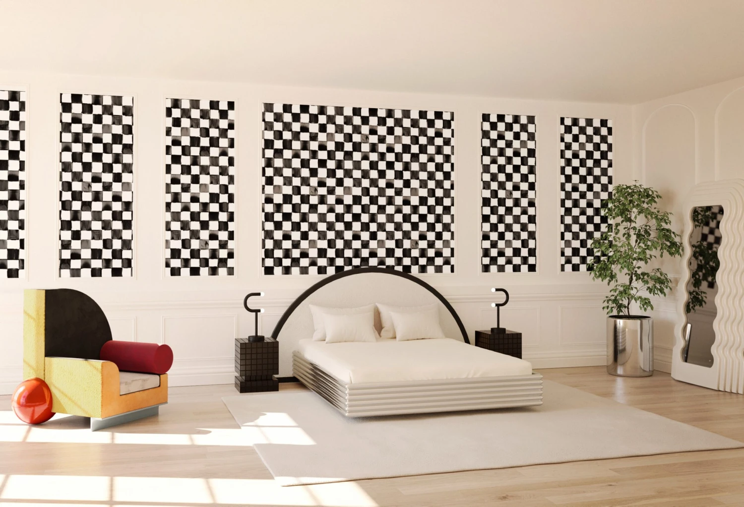 Quadrata© Wallpaper In Black + White 3 Quadrata© Wallpaper In Black + White - Image 3