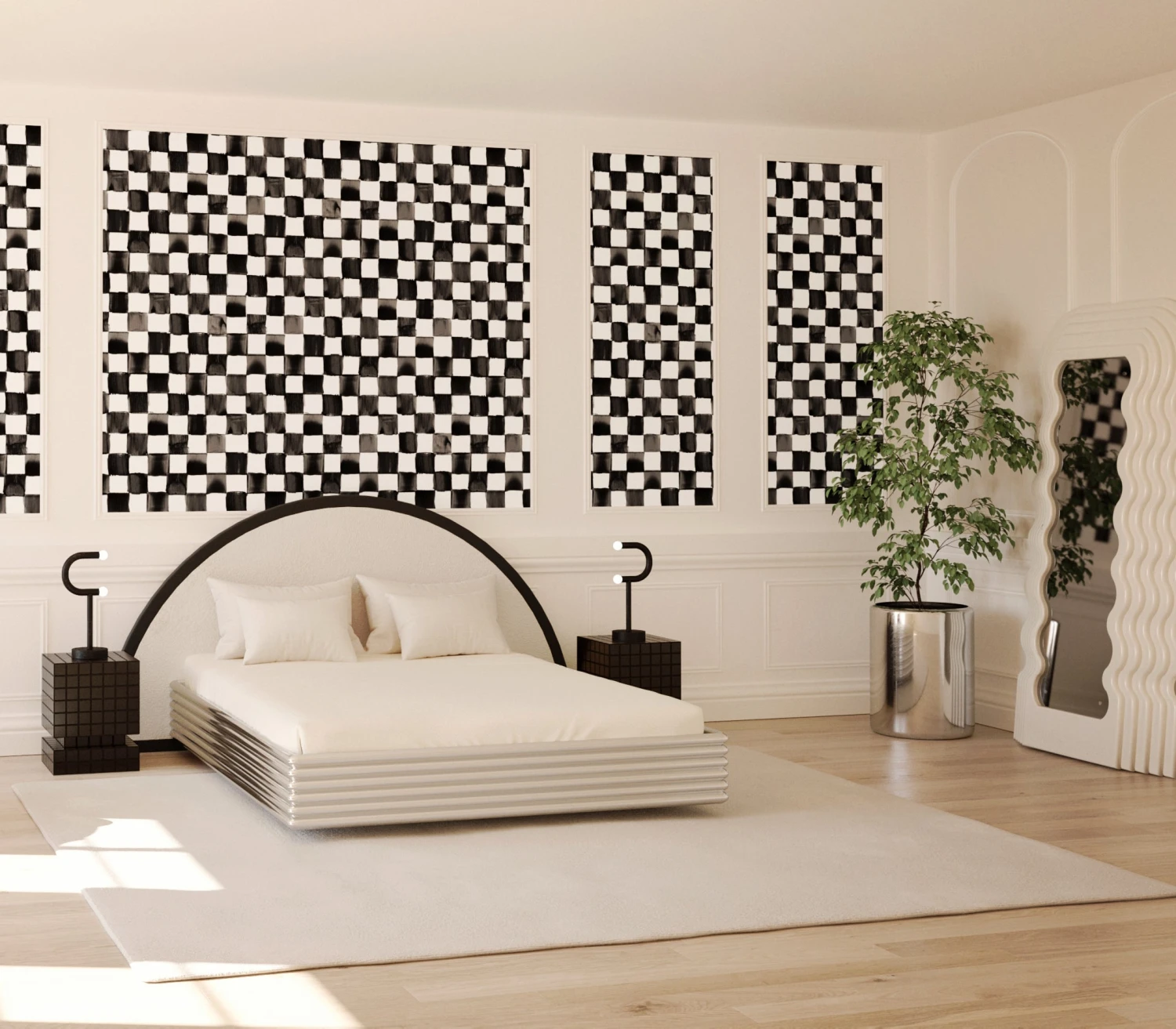 Quadrata© Wallpaper In Black + White 5 Quadrata© Wallpaper In Black + White - Image 5