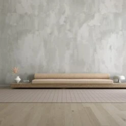 Rock Steady© Mural Wallpaper In Moon Dust -Drop It Modern Sales RockSteady Moondust Final